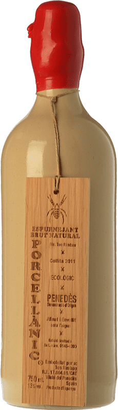 88,95 € 免费送货 | 白起泡酒 Ton Rimbau Porcellànic Vi Espurnejant Natural 香槟 D.O. Penedès 加泰罗尼亚 西班牙 Macabeo, Xarel·lo 瓶子 75 cl