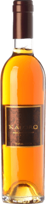 19,95 € Бесплатная доставка | Сладкое вино Tormaresca Kaloro D.O.C. Moscato di Trani Апулия Италия Muscat White Половина бутылки 37 cl
