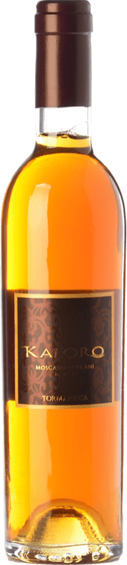 19,95 € Kostenloser Versand | Süßer Wein Tormaresca Kaloro D.O.C. Moscato di Trani Apulien Italien Muscat Bianco Halbe Flasche 37 cl
