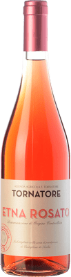 17,95 € Free Shipping | Rosé wine Tornatore Rosato D.O.C. Etna Sicily Italy Nerello Mascalese Bottle 75 cl