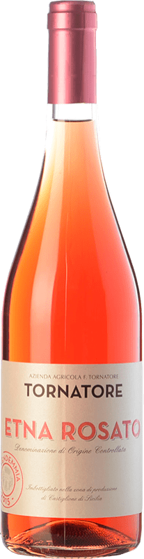 18,95 € Envío gratis | Vino Rosado Tornatore D.O.C. Etna Sicilia Italia Nerello Botella 75 cl