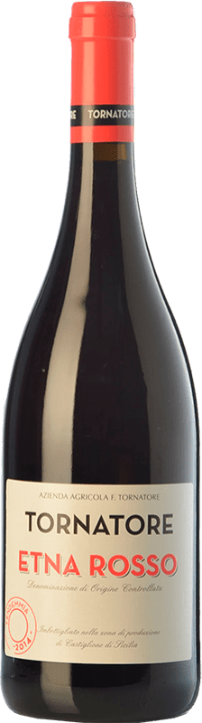 19,95 € Free Shipping | Red wine Tornatore Rosso D.O.C. Etna Sicily Italy Nerello Mascalese, Nerello Cappuccio Bottle 75 cl