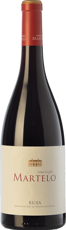 29,95 € Envoi gratuit | Vin rouge Torre de Oña Martelo Réserve D.O.Ca. Rioja La Rioja Espagne Tempranillo, Grenache, Mazuelo, Viura Bouteille 75 cl