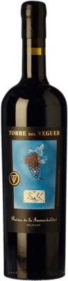 31,95 € Free Shipping | Red wine Torre del Veguer Raïms de la Immortalitat Negre Crianza D.O. Penedès Catalonia Spain Merlot, Cabernet Sauvignon, Petite Syrah Bottle 75 cl