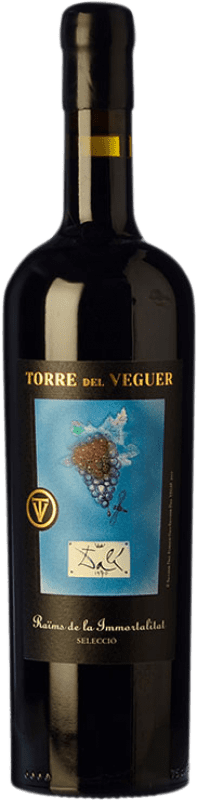 34,95 € Free Shipping | Red Wine Torre del Veguer Raïms de la Immortalitat Crianza — Aged D.O. Penedès Catalonia Spain Merlot, Cabernet Sauvignon, Petite Syrah Bottle 75 cl