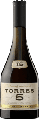 13,95 € Envío gratis | Brandy Torres 5 Reserva D.O. Catalunya Cataluña España Botella 70 cl