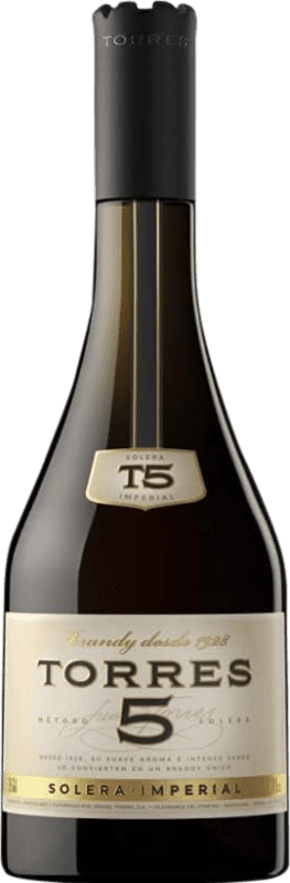 13,95 € Envío gratis | Brandy Torres Reserva D.O. Catalunya Cataluña España 5 Años Botella 70 cl