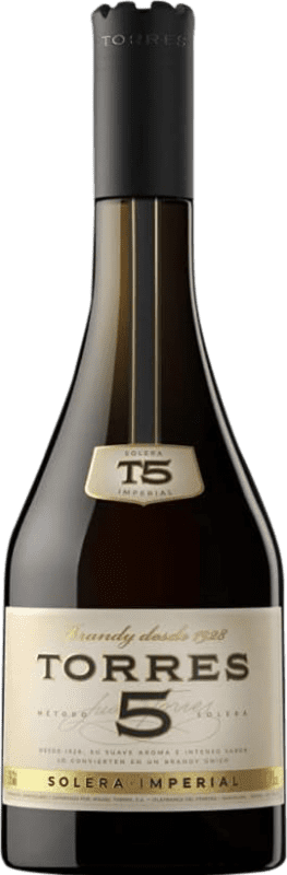 13,95 € Spedizione Gratuita | Brandy Torres Riserva D.O. Catalunya Catalogna Spagna 5 Anni 70 cl