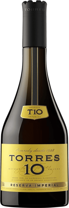 16,95 € Spedizione Gratuita | Brandy Torres D.O. Catalunya Catalogna Spagna 10 Anni Bottiglia 70 cl