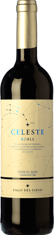 13,95 € Free Shipping | Red wine Torres Celeste Oak D.O. Ribera del Duero Castilla y León Spain Tempranillo Bottle 75 cl