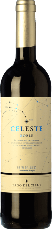 11,95 € Бесплатная доставка | Красное вино Torres Celeste Дуб D.O. Ribera del Duero Кастилия-Леон Испания Tempranillo бутылка 75 cl