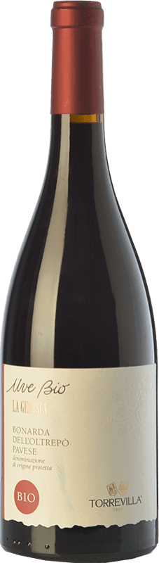 11,95 € Free Shipping | Red wine Torrevilla La Genisia Bio Bonarda Ferma D.O.C. Oltrepò Pavese Lombardia Italy Croatina Bottle 75 cl