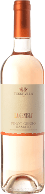11,95 € Kostenloser Versand | Weißwein Torrevilla La Genisia Ramato D.O.C. Oltrepò Pavese Lombardei Italien Pinot Gris — Grauburgunder Flasche 75 cl