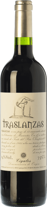 27,95 € Spedizione Gratuita | Vino rosso Traslanzas Crianza D.O. Cigales Castilla y León Spagna Tempranillo Bottiglia 75 cl