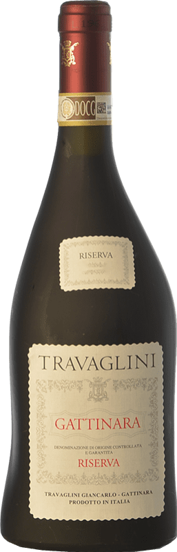 53,95 € Envío gratis | Vino tinto Travaglini Reserva D.O.C.G. Gattinara Piemonte Italia Nebbiolo Botella 75 cl