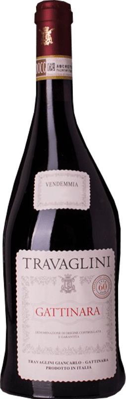 45,95 € Envio grátis | Vinho tinto Travaglini D.O.C.G. Gattinara Piemonte Itália Nebbiolo Garrafa 75 cl