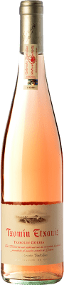 12,95 € Kostenloser Versand | Roséwein Txomin Etxaniz Rosé D.O. Getariako Txakolina Baskenland Spanien Hondarribi Zuri, Hondarribi Beltza 75 cl