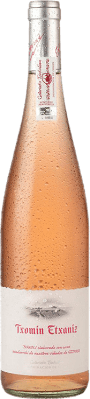 16,95 € 送料無料 | ロゼワイン Txomin Etxaniz Rosé — ロゼ D.O. Getariako Txakolina バスク国 スペイン Hondarribi Zuri, Hondarribi Beltza 75 cl