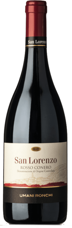 15,95 € Бесплатная доставка | Красное вино Umani Ronchi San Lorenzo D.O.C. Rosso Conero Marche Италия Montepulciano бутылка 75 cl