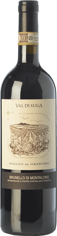 65,95 € Бесплатная доставка | Красное вино Val di Suga Poggio al Granchio D.O.C.G. Brunello di Montalcino Тоскана Италия Sangiovese бутылка 75 cl