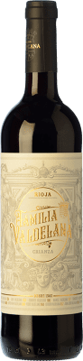 12,95 € Spedizione Gratuita | Vino rosso Valdelana Crianza D.O.Ca. Rioja La Rioja Spagna Tempranillo, Mazuelo Bottiglia 75 cl