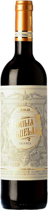 14,95 € Envoi gratuit | Vin rouge Valdelana Crianza D.O.Ca. Rioja La Rioja Espagne Tempranillo, Mazuelo Bouteille 75 cl