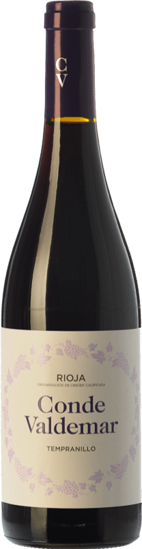 7,95 € 送料無料 | 赤ワイン Valdemar Conde de Valdemar 若い D.O.Ca. Rioja ラ・リオハ スペイン Tempranillo ボトル 75 cl