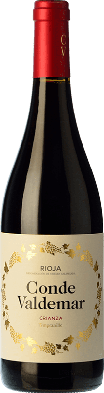 24,95 € Kostenloser Versand | Rotwein Valdemar Conde de Valdemar Crianza — Kurze Fassreifung D.O.Ca. Rioja La Rioja Spanien Tempranillo, Mazuelo Magnumflasche 1,5 L