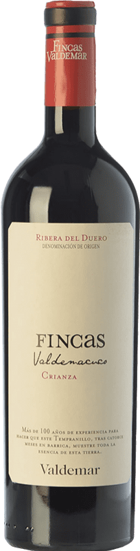15,95 € Free Shipping | Red wine Valdemar Fincas Valdemacuco Crianza D.O. Ribera del Duero Castilla y León Spain Tempranillo Bottle 75 cl