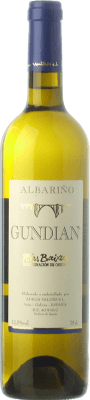0,95 € Бесплатная доставка | Белое вино Valdés Gundián D.O. Rías Baixas Галисия Испания Albariño бутылка 75 cl