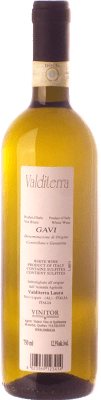 12,95 € Envio grátis | Vinho branco Valditerra D.O.C.G. Cortese di Gavi Piemonte Itália Cortese Garrafa 75 cl