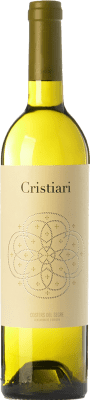16,95 € Envío gratis | Vino blanco Vall de Baldomar Cristiari D.O. Costers del Segre Cataluña España Pinot Blanco, Müller-Thurgau Botella 75 cl