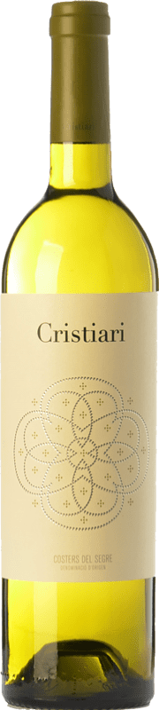 13,95 € Free Shipping | White wine Vall de Baldomar Cristiari D.O. Costers del Segre Catalonia Spain Pinot White, Müller-Thurgau Bottle 75 cl