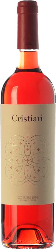 19,95 € Free Shipping | Rosé wine Vall de Baldomar Cristiari D.O. Costers del Segre Catalonia Spain Merlot, Cabernet Sauvignon Bottle 75 cl