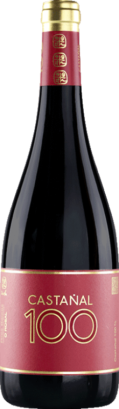 21,95 € Free Shipping | Red Wine Valmiñor Davila C100 Crianza — Aged D.O. Rías Baixas Galicia Spain Castañal Bottle 75 cl