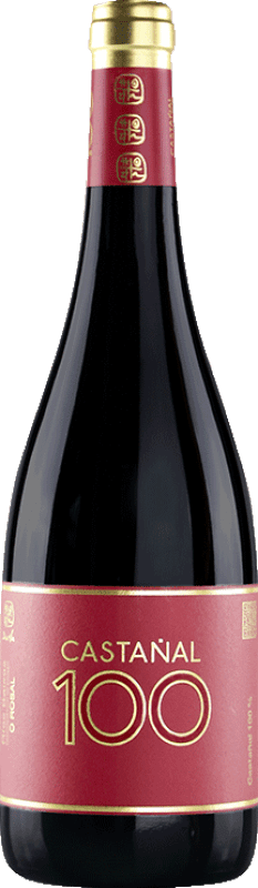 25,95 € Spedizione Gratuita | Vino rosso Valmiñor Davila C100 Crianza D.O. Rías Baixas Galizia Spagna Castañal Bottiglia 75 cl
