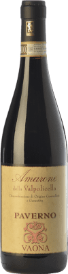 41,95 € Бесплатная доставка | Красное вино Vaona Paverno D.O.C.G. Amarone della Valpolicella Венето Италия Corvina, Rondinella, Molinara бутылка 75 cl