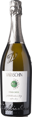 15,95 € Бесплатная доставка | Белое игристое Varaschin Экстра сухой D.O.C.G. Prosecco di Conegliano-Valdobbiadene Treviso Италия Glera бутылка 75 cl