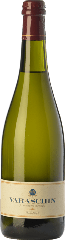 10,95 € Spedizione Gratuita | Spumante bianco Varaschin Fermentazione in Bottiglia D.O.C. Prosecco Veneto Italia Glera Bottiglia 75 cl