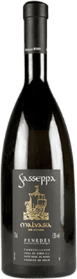 10,95 € Spedizione Gratuita | Vino bianco Vega de Ribes Saserra D.O. Penedès Catalogna Spagna Malvasía de Sitges Bottiglia 75 cl