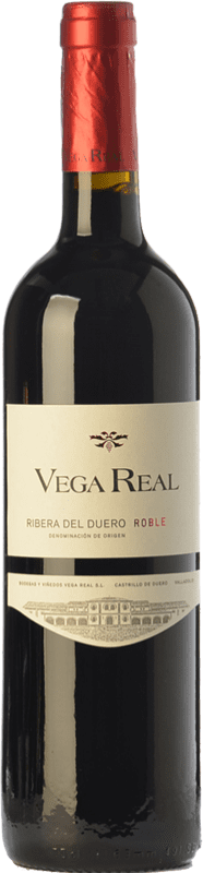 8,95 € Kostenloser Versand | Rotwein Vega Real Eiche D.O. Ribera del Duero Kastilien und León Spanien Tempranillo Flasche 75 cl