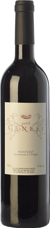 10,95 € Free Shipping | Red wine Vermunver Petit Gènesi Young D.O. Montsant Catalonia Spain Syrah, Grenache, Carignan Bottle 75 cl