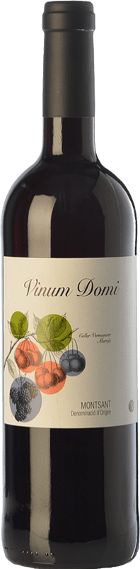 7,95 € Бесплатная доставка | Красное вино Vermunver Vinum Domi Молодой D.O. Montsant Каталония Испания Merlot, Grenache, Carignan бутылка 75 cl