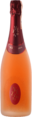 28,95 € 免费送货 | 玫瑰气泡酒 Vezzoli Rosé 香槟 D.O.C.G. Franciacorta 伦巴第 意大利 Pinot Black 瓶子 75 cl