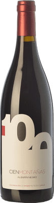 19,95 € Free Shipping | Red wine Vidas 100 Montañas Aged D.O.P. Vino de Calidad de Cangas Principality of Asturias Spain Albarín Black Bottle 75 cl