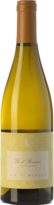 31,95 € Envio grátis | Vinho branco Vie di Romans D.O.C. Friuli Isonzo Friuli-Venezia Giulia Itália Chardonnay Garrafa 75 cl