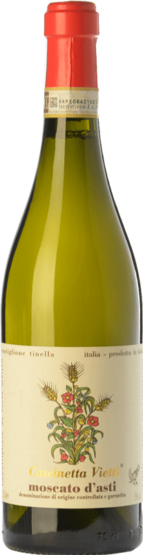 16,95 € Free Shipping | Sweet wine Vietti Cascinetta D.O.C.G. Moscato d'Asti Piemonte Italy Muscat White Bottle 75 cl