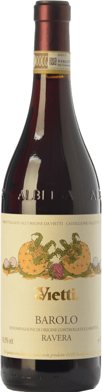 263,95 € Spedizione Gratuita | Vino Rosso Vietti Ravera D.O.C.G. Barolo Piemonte Italia Nebbiolo 75 cl