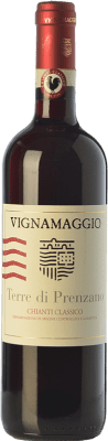 16,95 € Free Shipping | Red wine Vignamaggio Terre di Prenzano D.O.C.G. Chianti Classico Tuscany Italy Sangiovese Bottle 75 cl