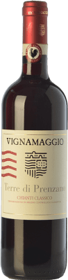 16,95 € Spedizione Gratuita | Vino Rosso Vignamaggio Terre di Prenzano Classico D.O.C.G. Chianti Toscana Italia Sangiovese 75 cl